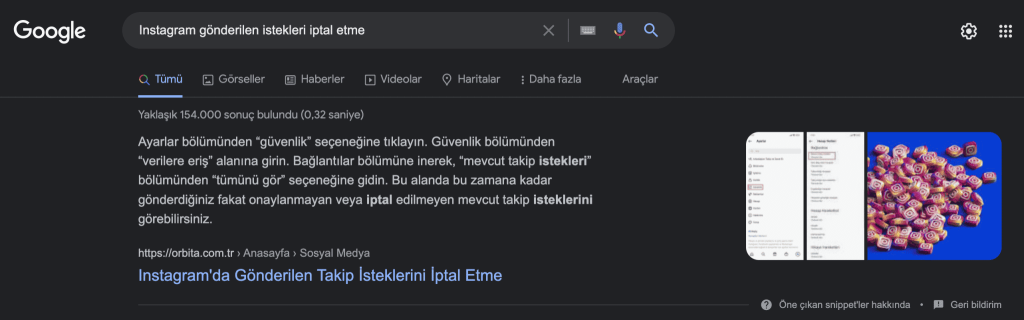 arama niyeti bilgilendirici arama