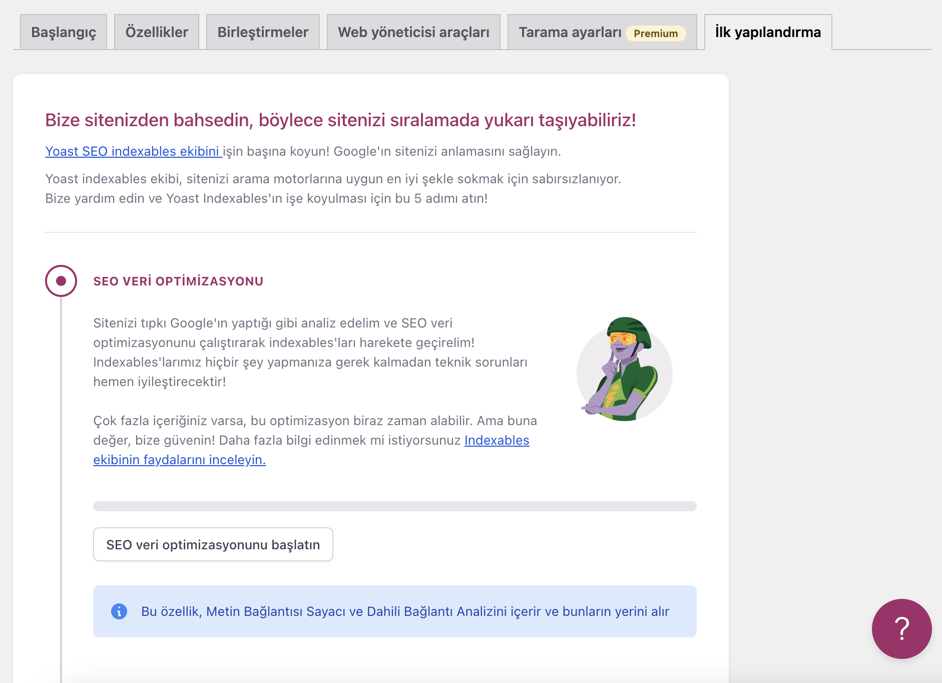 yoast seo kontrol paneli